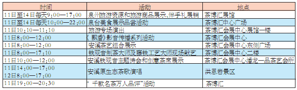 泉州茶文化旅游節活動精彩