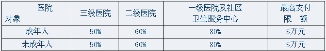 報(bào)銷比例