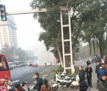 爆炸現場