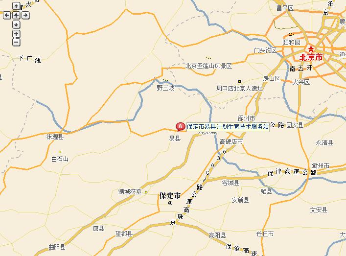 河北保定地圖