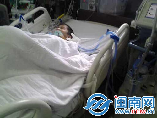 小少航住進重癥病房，醫院下了病危通知